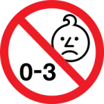 Logo, interzis copiilor sub 3 ani
