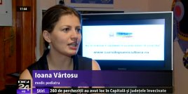 Interviu Doctor ioana Vartosu la Digi 24