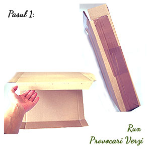 primul pas la realizarea cutiei