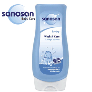 Lotiune de corp pentru copii Sanosan Spalare Wash and Care