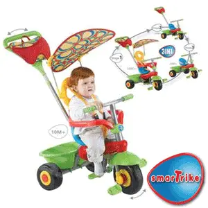 Tricicleta Bebe Smart Trike Candy tricicleta 3 in 1 