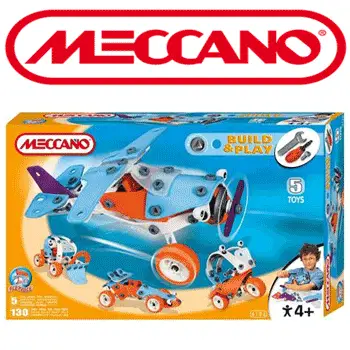 Set de constructie Meccano avioane copii 5 si 8 ani