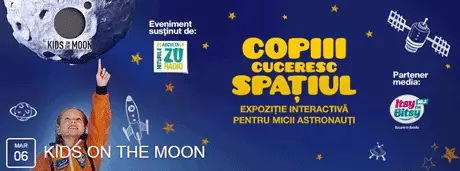 Activitati copii - Promenada Mall Bucuresti Copiii Cuceresc Spatiul invatand despre Univers