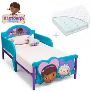 Patut Disney Doctorita Plusica 3D Paturi personalizate pentru copii cu saltea inclusa