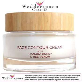 Crema antirid cu venin de albine si miere de manuka Raw Wedderspoon Queen of the Hive