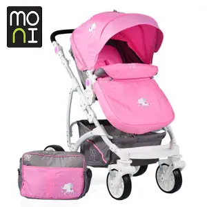 Carucior 3 in 1 Tala Pink pentru fetite