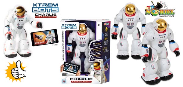 Jucarie Robot interactiv Blue Rocket, Astronautul Charlie